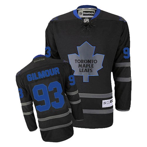 Doug Gilmour #93 Black Premier Jersey