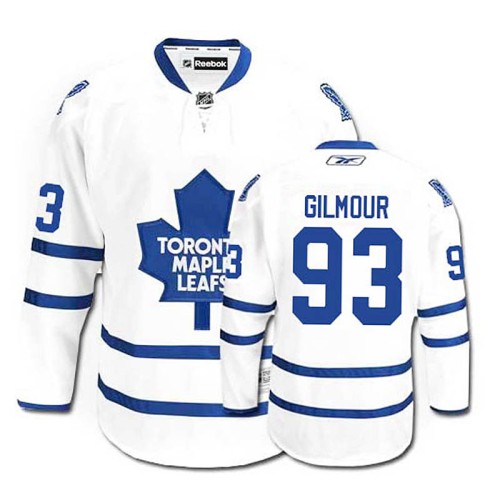 Doug Gilmour #93 White Away Jersey