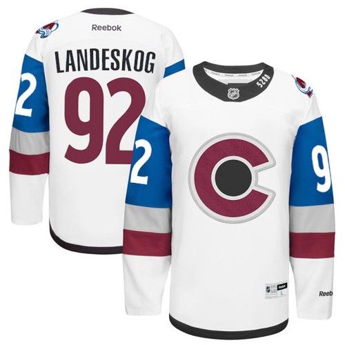 Gabriel Landeskog #92 White 2016 Stadium Series Jersey
