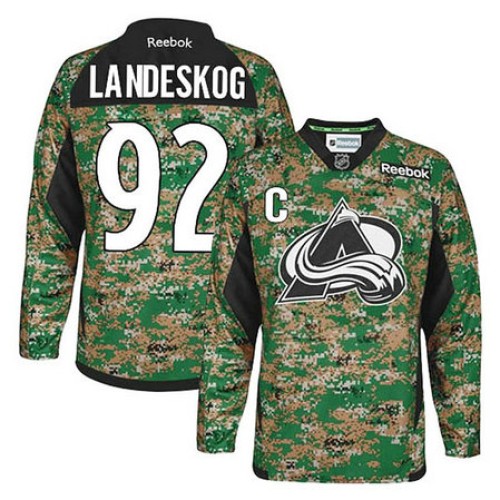 Gabriel Landeskog #92 Camo Veteran's Day Jersey