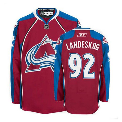 Gabriel Landeskog #92 Burgundy Red Home Jersey