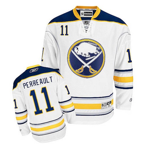Gilbert Perreault #11 White Away Jersey