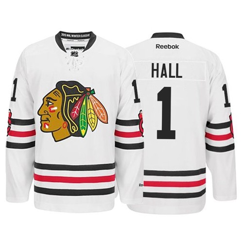 Glenn Hall #1 White Jersey