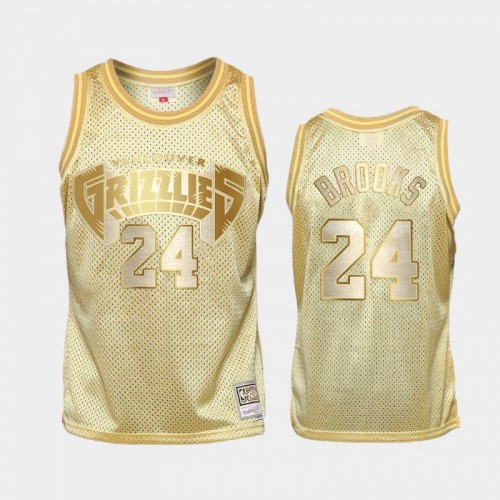 Limited Gold Memphis Grizzlies #24 Dillon Brooks Midas SM Jersey