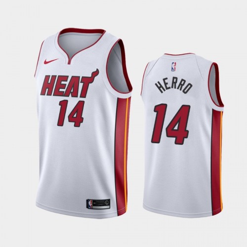 Miami Heat Association #14 Tyler Herro White 2019 NBA Draft Jersey