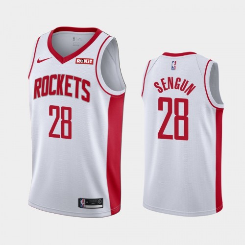 Houston Rockets Alperen Sengun Men #28 Association Edition 2021 NBA Draft White Jersey