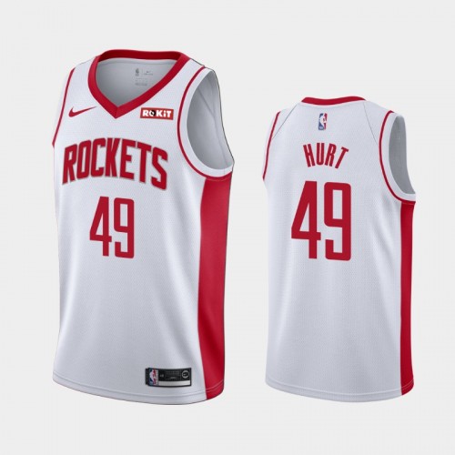 Houston Rockets Matthew Hurt Men #49 Association Edition 2021 NBA Draft White Jersey