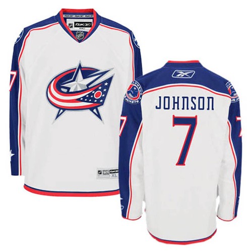 Jack Johnson #7 White Away Jersey