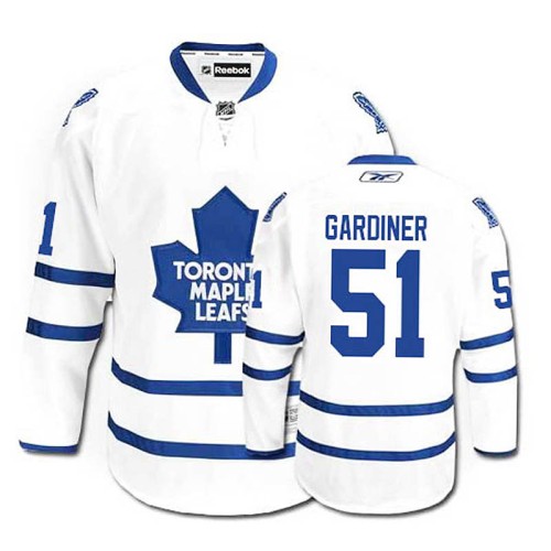 Jake Gardiner #51 White Away Jersey