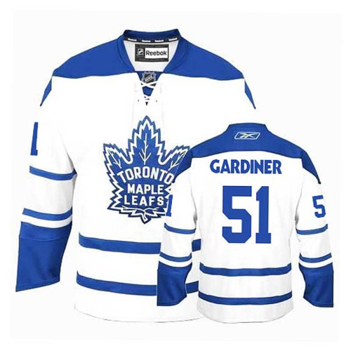Jake Gardiner #51 White Alternate Jersey