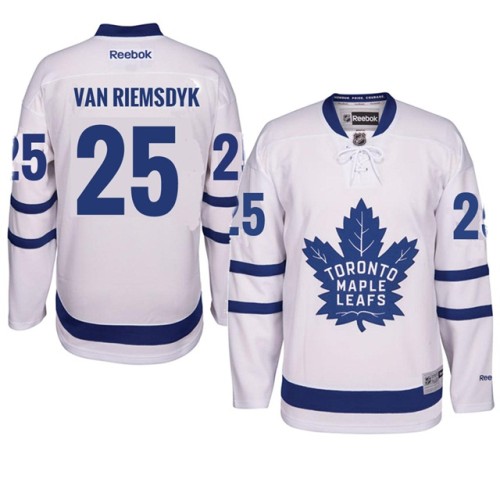 James Van Riemsdyk #25 White Away Premier Jersey