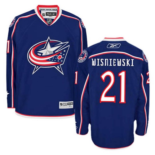 James Wisniewski #21 Navy Blue Home Jersey