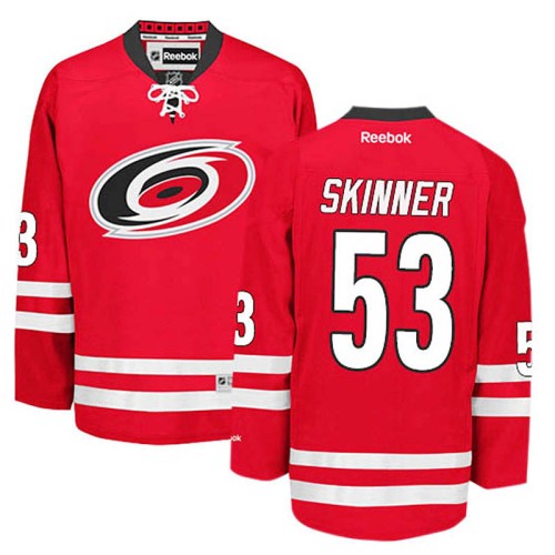 Jeff Skinner #53 Red Home Jersey
