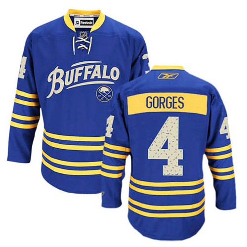Josh Gorges #4 Royal Blue Alternate Jersey