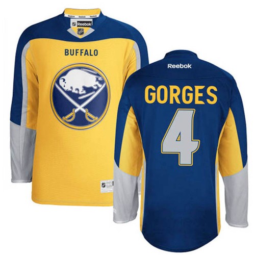 Josh Gorges #4 Gold Alternate Jersey