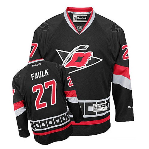 Justin Faulk #27 Black Alternate Jersey