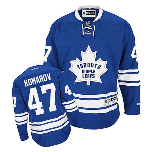 Leo Komarov #47 Royal Blue Alternate Jersey