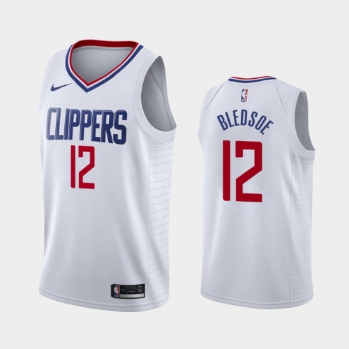 Los Angeles Clippers Eric Bledsoe Men #12 Association Edition 2021 Trade White Jersey