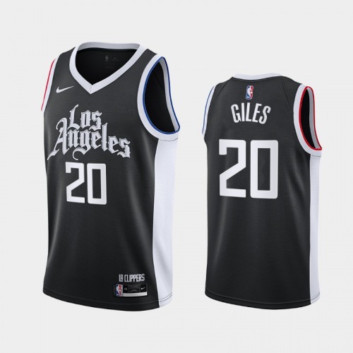Los Angeles Clippers Harry Giles Men #20 City Edition 2021 Trade Black Jersey