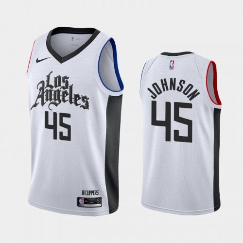 Los Angeles Clippers Keon Johnson 2021 Classic Edition White Jersey