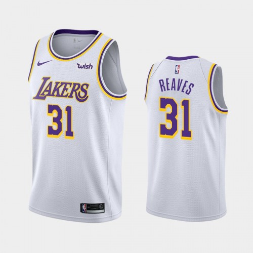 Los Angeles Lakers Austin Reaves Men #31 Association Edition 2021 NBA Draft White Jersey