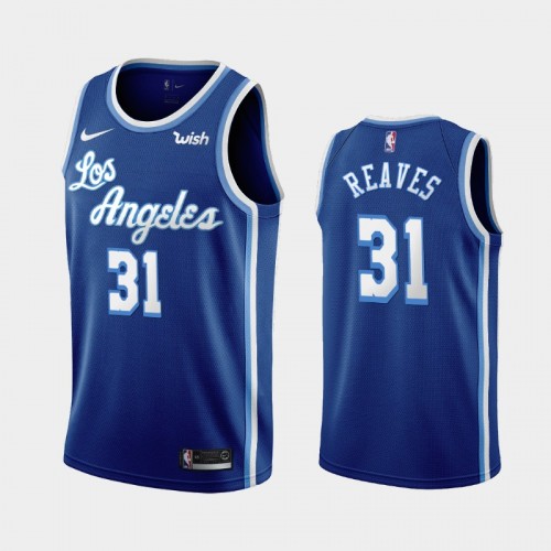 Los Angeles Lakers Austin Reaves Men #31 Classic Edition 2021 NBA Draft Blue Jersey