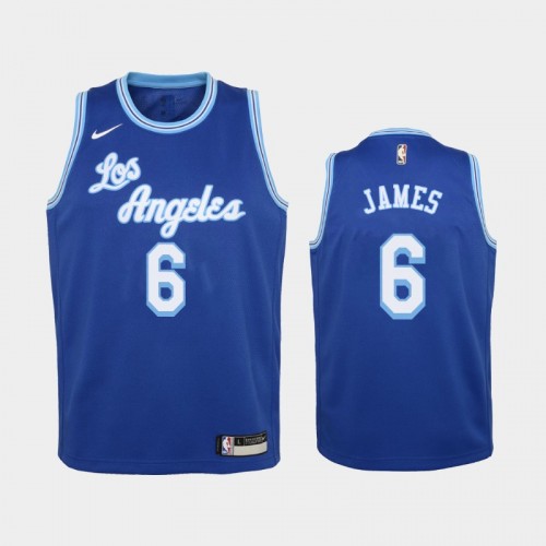 Los Angeles Lakers LeBron James 2021-22 Classic Edition Change Number Royal Jersey