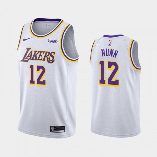 Los Angeles Lakers Kendrick Nunn Men #12 Statement Edition 2021 Trade Purple Jersey