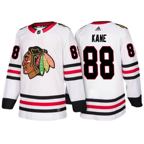 Male Patrick Kane #88 White 2018 New Season Team Away Jersey