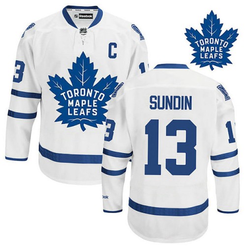 Mats Sundin #13 White 2016-17 New Season Away Jersey