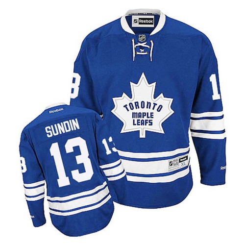 Mats Sundin #13 Royal Blue Alternate Jersey