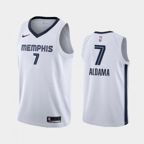 Memphis Grizzlies Santi Aldama Men #7 Association Edition 2021 NBA Draft Aldama Jersey