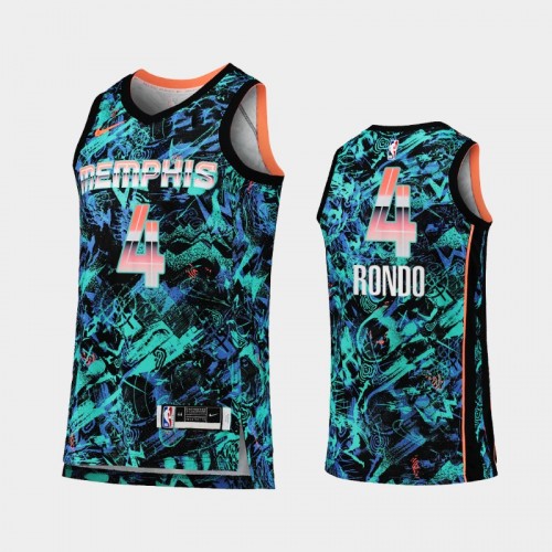 Memphis Grizzlies Rajon Rondo Select Series Green 2021 Trade Jersey