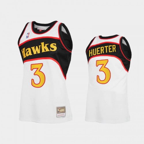 Men's Atlanta Hawks #3 Kevin Huerter White Reload 2.0 Jersey