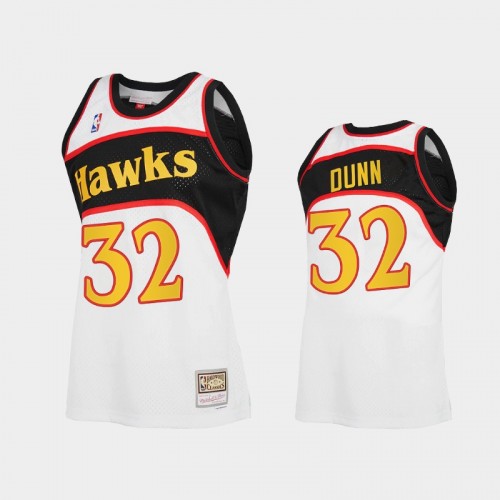 Men's Atlanta Hawks #32 Kris Dunn White Reload 2.0 Jersey