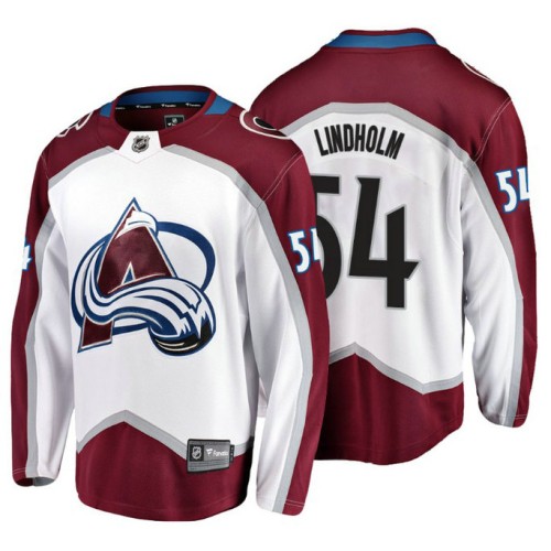 #54 Anton Lindholm 2018 Fanatics Branded Breakaway White Away jersey