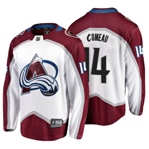 #14 Blake Comeau 2018 Fanatics Branded Breakaway White Away jersey
