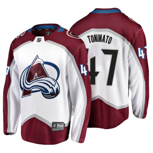 #47 Dominic Toninato 2018 Fanatics Branded Breakaway White Away jersey