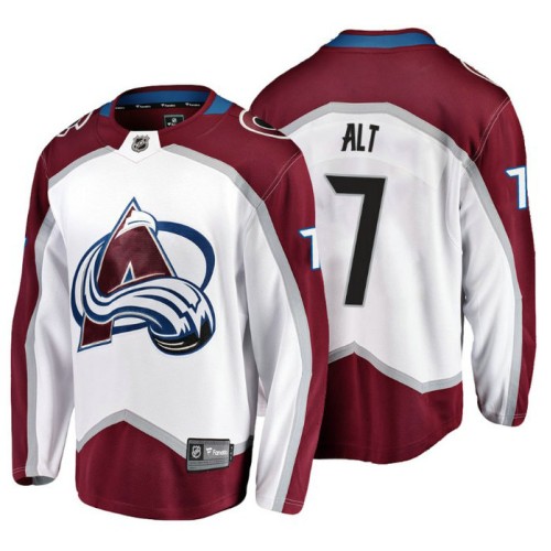 #7 Mark Alt 2018 Fanatics Branded Breakaway White Away jersey
