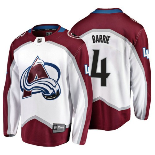 #4 Tyson Barrie 2018 Fanatics Branded Breakaway White Away jersey
