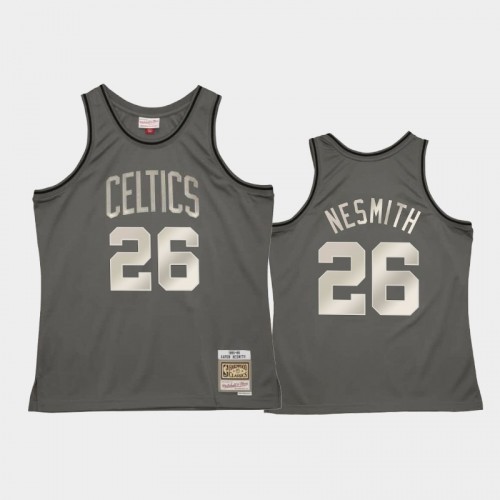 Boston Celtics #26 Aaron Nesmith Gray Metal Works Jersey