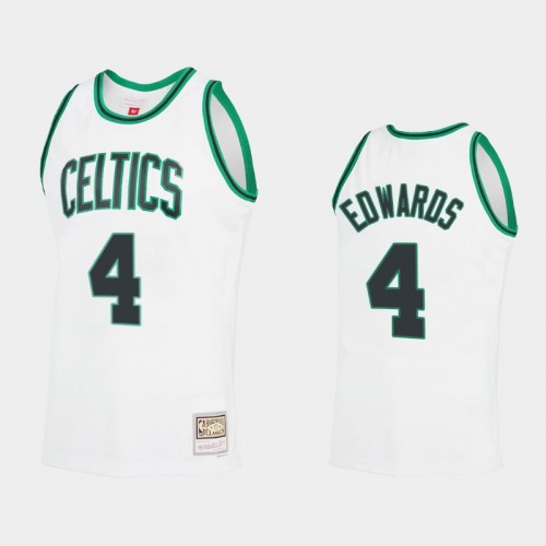 Men's Boston Celtics #4 Carsen Edwards White Reload 2.0 Jersey