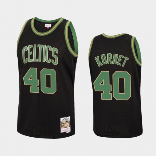 Men's Boston Celtics #40 Luke Kornet Black Reload Jersey