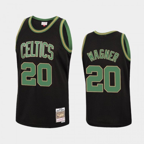 Men's Boston Celtics #20 Moritz Wagner Black Reload Jersey