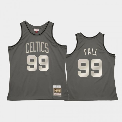 Boston Celtics #99 Tacko Fall Gray Metal Works Jersey