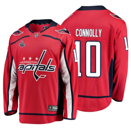 #10 Brett Connolly Red Breakaway Player Home Stanley Cup Final Bound 2018 Jersey