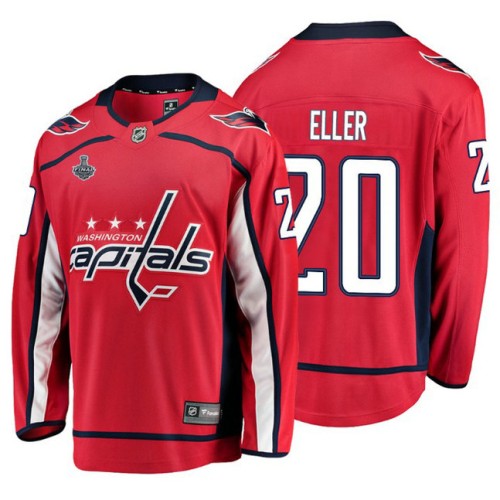 #20 Lars Eller Red Breakaway Player Home Stanley Cup Final Bound 2018 Jersey