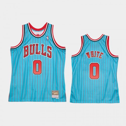 Men's Chicago Bulls #0 Coby White Blue Reload 2.0 Jersey