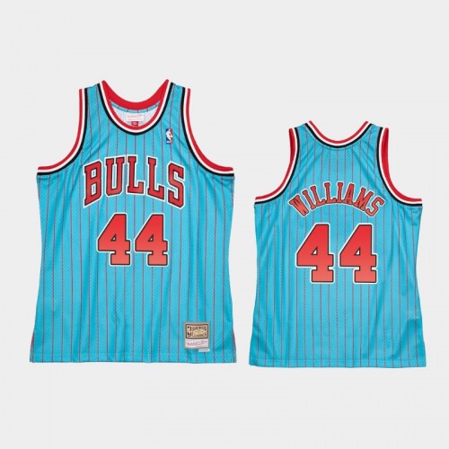 Men's Chicago Bulls #44 Patrick Williams Blue Reload 2.0 Jersey