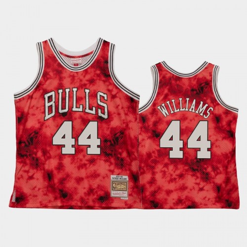 Men's Chicago Bulls #44 Patrick Williams Red Galaxy Jersey
